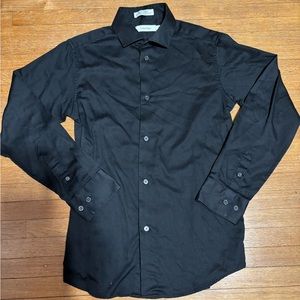 Calvin Klein Boys' Long Dress Shirt Boys Size 12